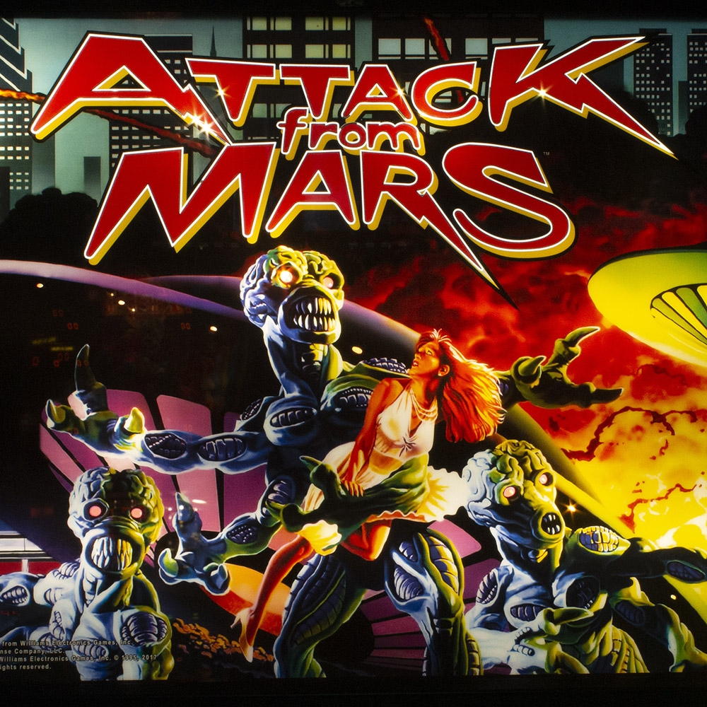 Wedgehead - Attack from Mars pinball game